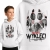 Bluza z kapturem dziecięca Patriotyczna  ŻOŁNIERZE WYKLĘCI BIAŁA